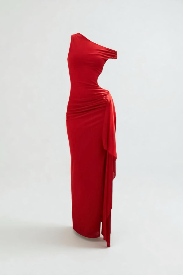 JANE RED MAXI DRESS