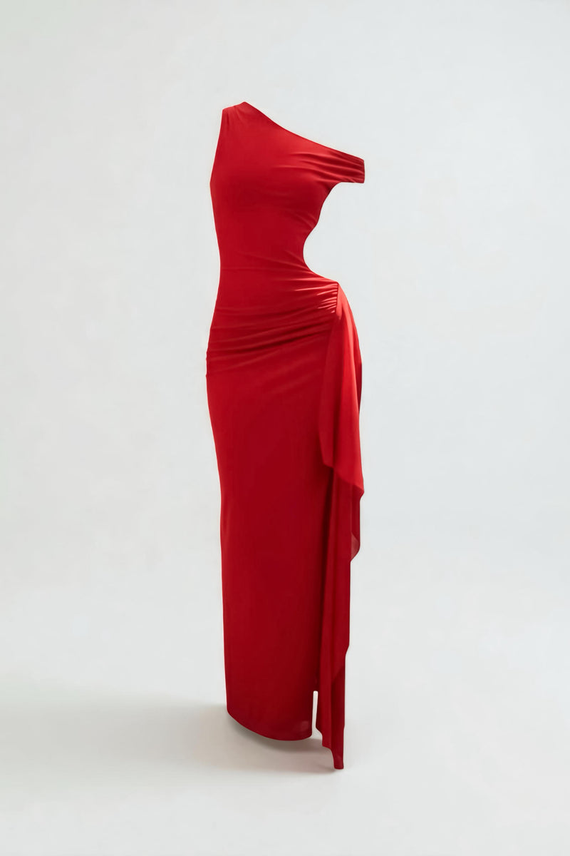JANE RED MAXI DRESS