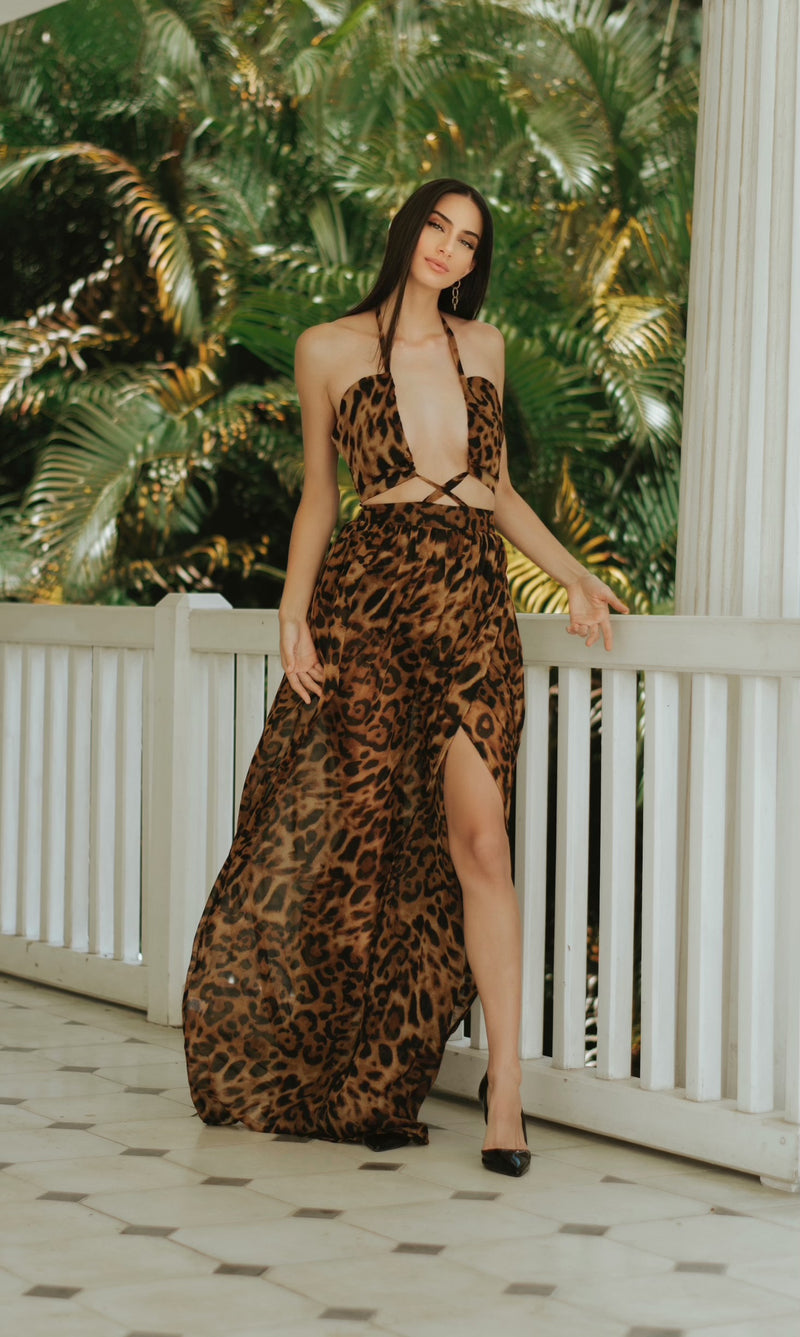 CATE PRINT MAXI DRESS